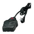 Fellowes Fellowes Mfg. Co. FEL99090 Surge Protector- 5 Adapters- 1300 Joules- 8 Outlets- 6ft.- Black FEL99090
